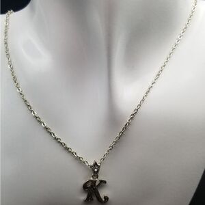 INITIAL K queens crown elegant customized necklace N316